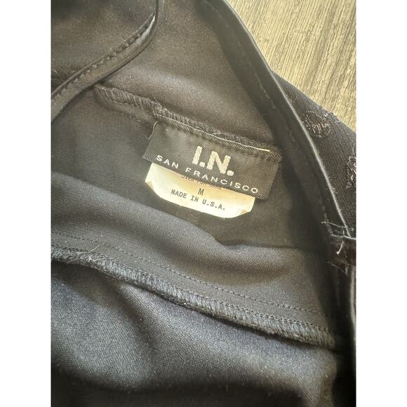 I.N. San Francisco Y2K Junior Dress Medium Whimsical Goth Fairy Empire Waist VTG - Picture 11 of 14